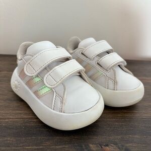 Adidas Breaknet 2.0 Pink and White Baby Toddler Sneakers
